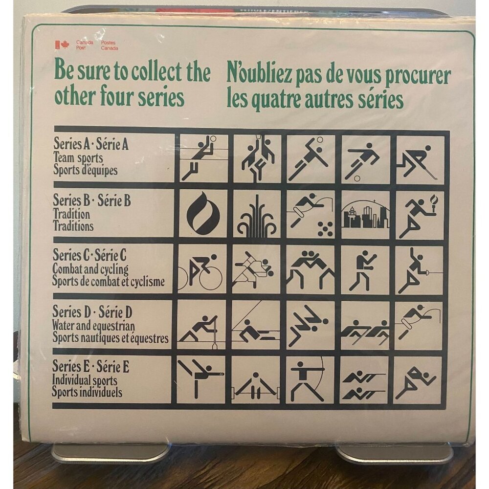 Canada Post Stamp Collectors Set Featuring Five Series: Team Sports Traditions